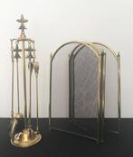Openhaard accessoire - mooi haardstel / fireplace in messing