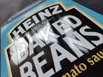 Heinz Baked Beans enamel sign Emailschild Emailleschild, Antiek en Kunst, Antiek | Wandborden en Tegels