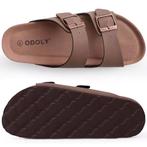 Nieuwe Open Sandalen - Kurk Slippers van PU leer - Odoly, Verzenden, Nieuw, Sandalen of Muiltjes
