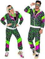 Neon Trainingspak Party Animal Groen/Paars, Ophalen of Verzenden, Nieuw