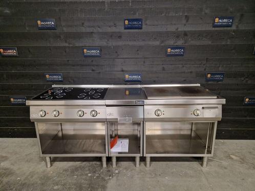 ATA kooklijn | 4-pits keramisch fornuis, bakplaat | 400V, Zakelijke goederen, Horeca | Keukenapparatuur, Gebruikt, Fornuis, Frituur en Grillen
