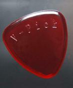 V-Picks Freakishly Large Round Ruby Red plectrum 3.00 mm, Nieuw, Ophalen of Verzenden