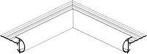 Roval aluminium kraaltrim binnenhoek 60 x 50 mm, Ophalen of Verzenden, Nieuw