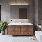Onderkast Gliss Design Eleganz Hera Zwart 120cm 2 Lades Oak, Doe-het-zelf en Verbouw, Ophalen of Verzenden, Nieuw, Bad