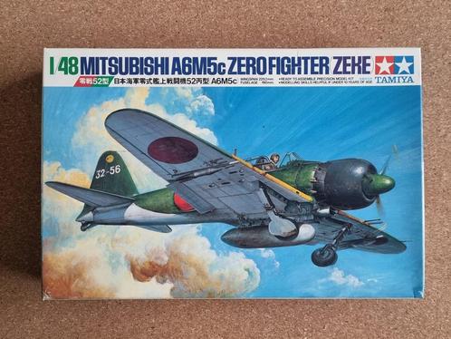 Tamiya 61027 Mitsubishi A6M5c Zero Fighter (Zeke) 1:48, Hobby en Vrije tijd, Modelbouw | Vliegtuigen en Helikopters, Verzenden