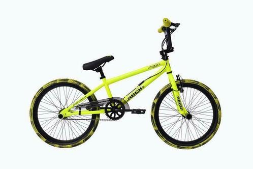 Magic Rock BMX Freeystyle 20 Inch Geel Crossfiets, Fietsen en Brommers, Fietsen | Crossfietsen en BMX, Nieuw, Stuur 360° draaibaar