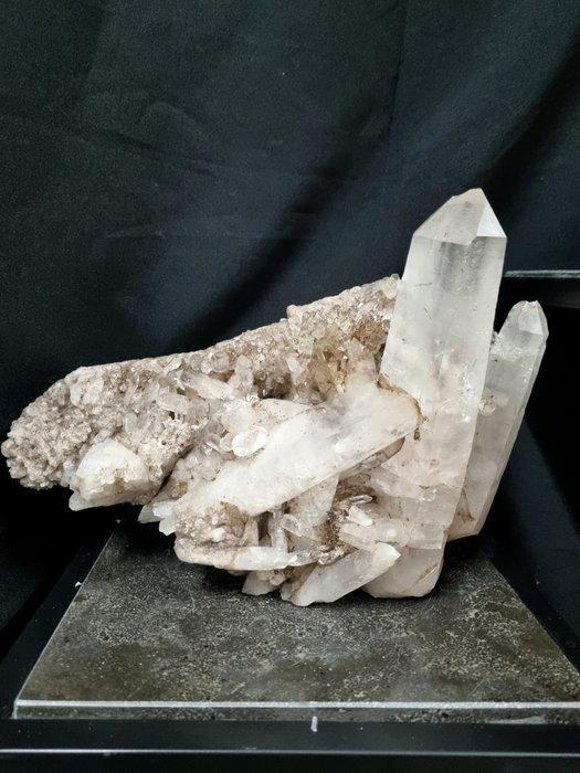 Rotskristal Exclusive crystal cluster - Lemurian - HQ -, Verzamelen, Mineralen en Fossielen