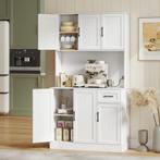 TRUUSK Keukenkast 180,5 cm - Voorraadkast met Werkblad - Ver, Verzenden, Nieuw