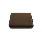 Suede leer (18) sigarettenkoker - Bruin, Verzamelen, Verzenden, Nieuw, Tabaksdoos of Verpakking