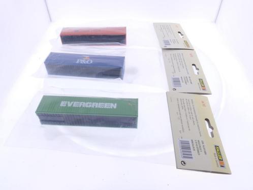 Schaal H0 Faller containers set 1 met 180843, 180846 & 18..., Hobby en Vrije tijd, Modelbouw | Overige, Zo goed als nieuw, Ophalen of Verzenden