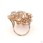 Ring - 14 karaat Roségoud - 3.29ct. tw. Diamant (Natuurlijk), Sieraden, Tassen en Uiterlijk, Ringen, Nieuw