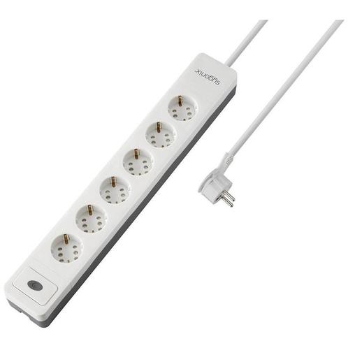 Sygonix - stekkerdoos met schakelaar - 12 (of 6), Doe-het-zelf en Verbouw, Elektra en Kabels, Verzenden