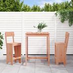 vidaXL 3-delige Tuinbarset massief douglashout, Verzenden, Nieuw, 3 zitplaatsen