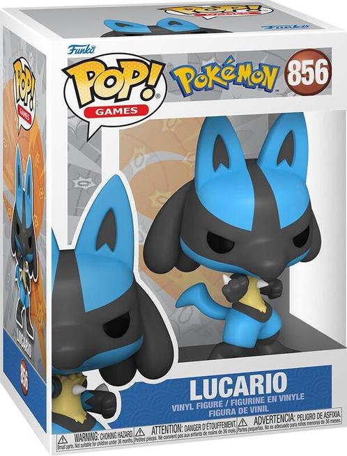 Funko Pop! - Pokemon Lucario #856 | Funko - Hobby Artikelen, Verzamelen, Poppetjes en Figuurtjes, Nieuw, Verzenden