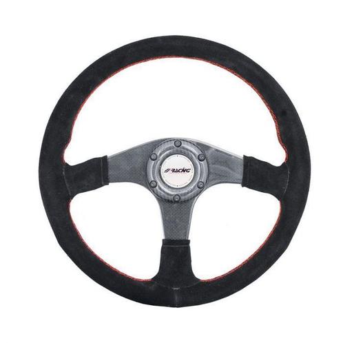Simoni Racing Sportstuur Walter 350mm - Carbon - zwart-rood, Auto-onderdelen, Besturing, Nieuw, Ophalen of Verzenden