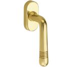 Draaikiepgarnituur Art-Deco/Elegant messing gelakt, Verzenden, Nieuw