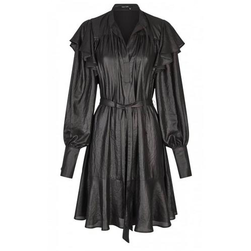 Marc Aurel • zwarte glimmende jurk • 36, Kleding | Dames, Jurken, Zwart, Nieuw, Maat 36 (S), Verzenden
