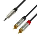 Adam Hall 4 Star YWCC 0300 Rean verloopkabel 2x RCA naar, Ophalen of Verzenden, Nieuw