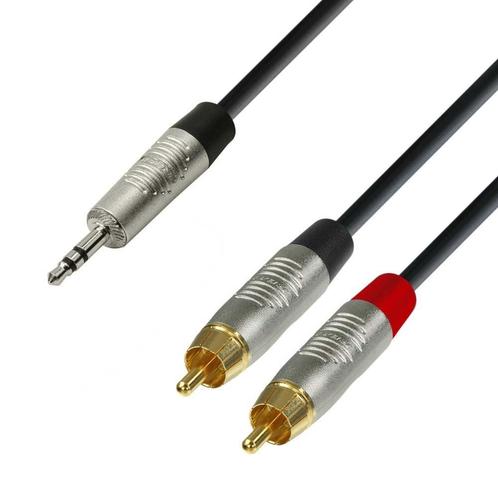Adam Hall 4 Star YWCC 0300 Rean verloopkabel 2x RCA naar, Muziek en Instrumenten, Kabels en Stekkers, Nieuw, Ophalen of Verzenden