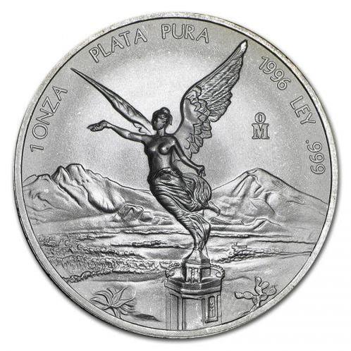 Mexican Libertad 1 oz 1996, Postzegels en Munten, Munten | Amerika, Zuid-Amerika, Losse munt, Zilver, Verzenden