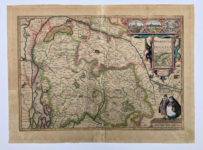 Nederland - Antwerpen; Petrus Kaerius / Pieter van den Keere, Boeken, Atlassen en Landkaarten