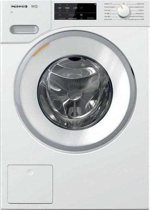 Miele Wwg 120 Wps  Wasmachine 9kg 1600t - Krachtige En, Witgoed en Apparatuur, Wasmachines, Zo goed als nieuw, Voorlader, 85 tot 90 cm