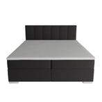 Boxspring Seattle - 180x200cm - Zwart, Huis en Inrichting, Slaapkamer | Bedden, Verzenden, Nieuw