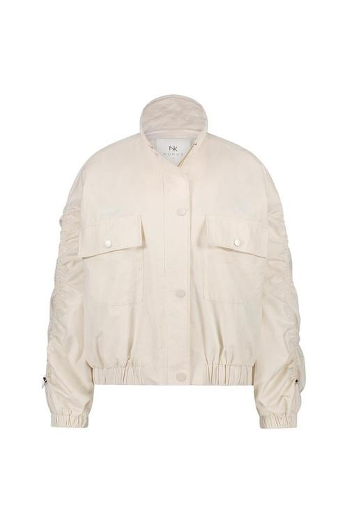 -50% Nukus  Nukus Marit jacket nks13039  maat XS, Kleding | Dames, Jassen | Zomer, Wit, Nieuw, Verzenden