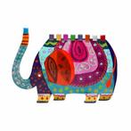 Chanukah Menorah (Chanoekia) van Yair Emanuel met vrolijk..., Huis en Inrichting, Woonaccessoires | Kandelaars en Kaarsen, Verzenden