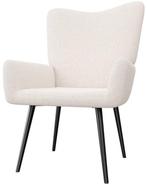 2dekans | Oorfauteuil / Relaxfauteuil Odense - Beige -, Huis en Inrichting, Fauteuils, Ophalen of Verzenden, Zo goed als nieuw