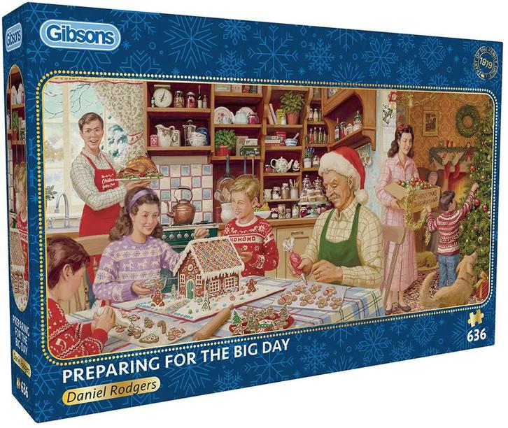 Preparing for the Big Day Puzzel (636 stukjes) | Gibsons -, Hobby en Vrije tijd, Denksport en Puzzels, Nieuw, Verzenden