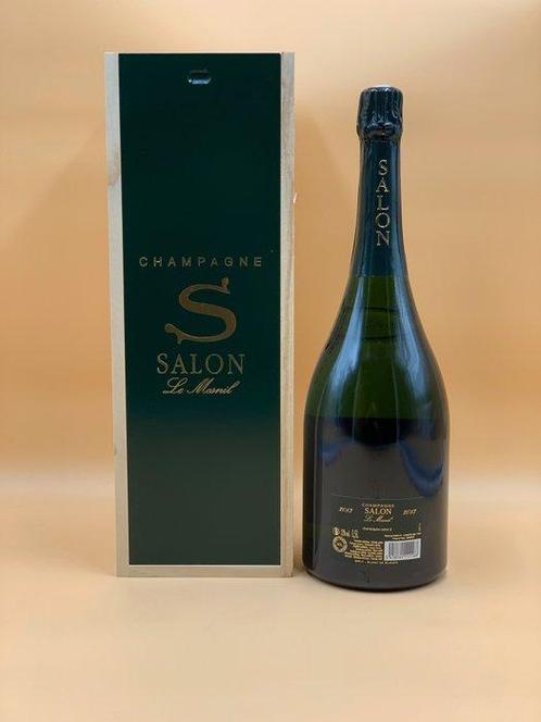 2013 Salon, Le Mesnil - Champagne Blanc de Blancs - 1 Magnum, Verzamelen, Wijnen
