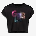Osaga meisjes cropped sport T-shirt zwart maat 146/152, Verzenden, Nieuw