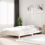 vidaXL Bed stapelbaar 90x190 cm massief grenenhout wit, Huis en Inrichting, 90 cm, Eenpersoons, Verzenden, Wit