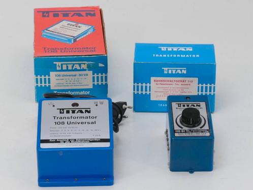 Titan Set 108 & 110 Universal Transformator & Bahnschaltg..., Hobby en Vrije tijd, Modeltreinen | Overige schalen, Wisselstroom