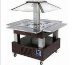 Bain Marie Eiland Buffet 4 x 1/1 GN Wenge | Warmhoud, Verzenden, Nieuw in verpakking