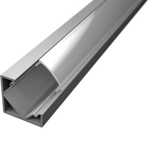 LED Strip Profiel - Velvalux Profi - Zilver Aluminium - 1, Huis en Inrichting, Lampen | Overige, Nieuw, Ophalen of Verzenden