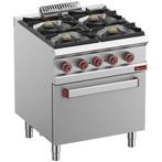 Diamond gasfornuis 4 branders, elektrische convectie-oven GN, Verzenden, Nieuw in verpakking