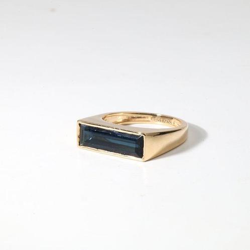 Zegelring - 18 karaat Geel goud - 2.64ct. tw. Toermalijn -, Sieraden, Tassen en Uiterlijk, Antieke sieraden