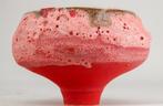 Max Modolo - Kom - Ciotola in porcellana smalto Coral con, Antiek en Kunst, Kunst | Designobjecten