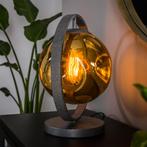 *WOONWINKEL* Tafellamp Met Glazen Bol, Huis en Inrichting, Lampen | Tafellampen, Nieuw, Verzenden
