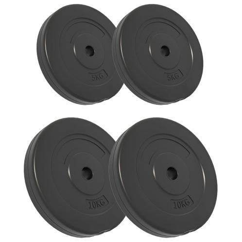 Halterschijven 4 stuks 30kg - Retourdeal - Krachttraining..., Sport en Fitness, Fitnessmaterialen, Nieuw, Halterschijven, Ophalen of Verzenden