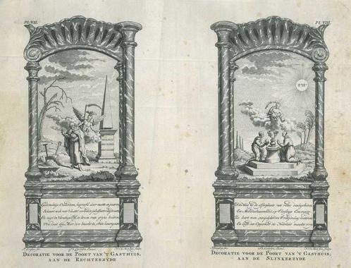 Zicht op Vlissingen, Antiek en Kunst, Kunst | Etsen en Gravures