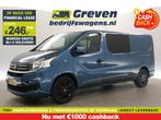 Fiat Talento 1.6 EcoJet L2H1 DC 5 Persoons Cruise Cam Navi, Auto's, Blauw, Nieuw, Regensensor, Financial lease