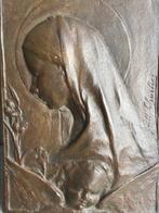 Guillaume Charlier, 1854 - 1928. - Reliëf, Moeder en kind. -, Antiek en Kunst
