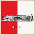 DE KUIP Feyenoord  poster 50 x 50 cm, Verzamelen, Posters, Verzenden, Nieuw, Vierkant, Sport