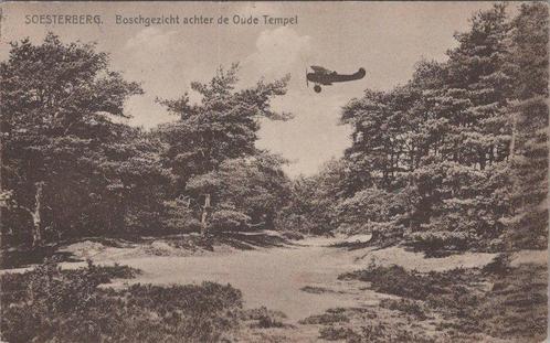 SOESTERBERG - Boschgezicht achter de Oude Tempel, Verzamelen, Ansichtkaarten | Nederland, Verzenden
