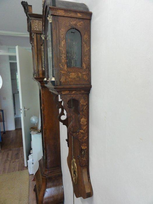 Friese staartklok - Friesland - Hout, Messing - 1850-1900 -, Antiek en Kunst, Antiek | Klokken