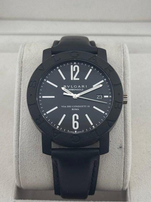Bvlgari - Carbongold Via Condotti - Zonder Minimumprijs - BB, Sieraden, Tassen en Uiterlijk, Horloges | Heren