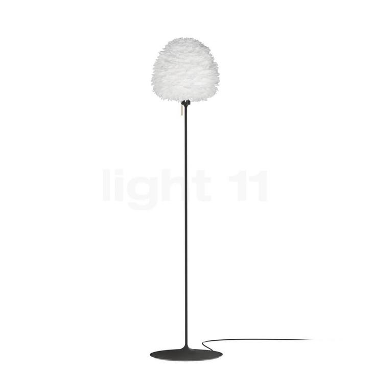 Umage Eos Evia Santø© Vloerlamp, frame zwart/lampenkap wit, Huis en Inrichting, Lampen | Vloerlampen, Nieuw, Verzenden